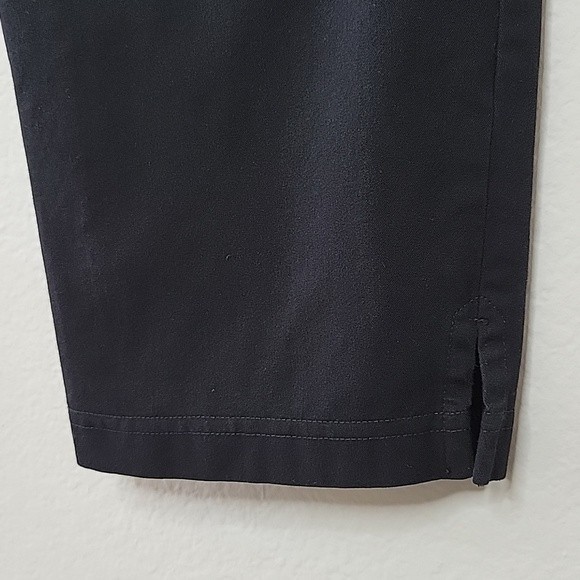 EILEEN FISHER Black Casual Trouser Pant size Petite Side Zipper - Picture 9 of 11